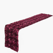 Satin Ribbon Roses Table Runner