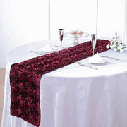 Satin Ribbon Roses Table Runner