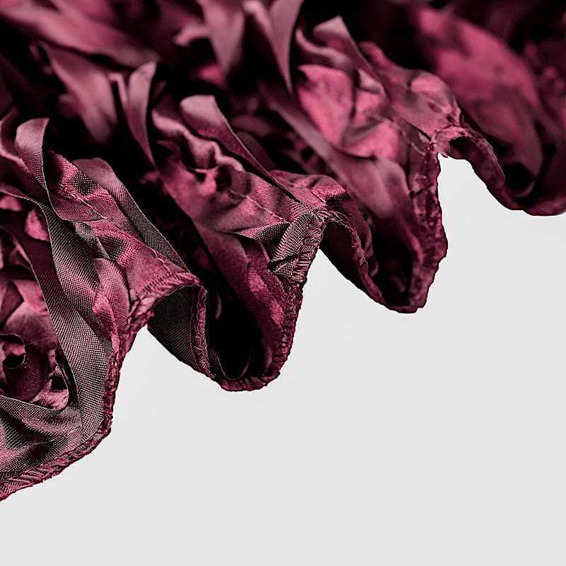 Satin Ribbon Roses Table Runner