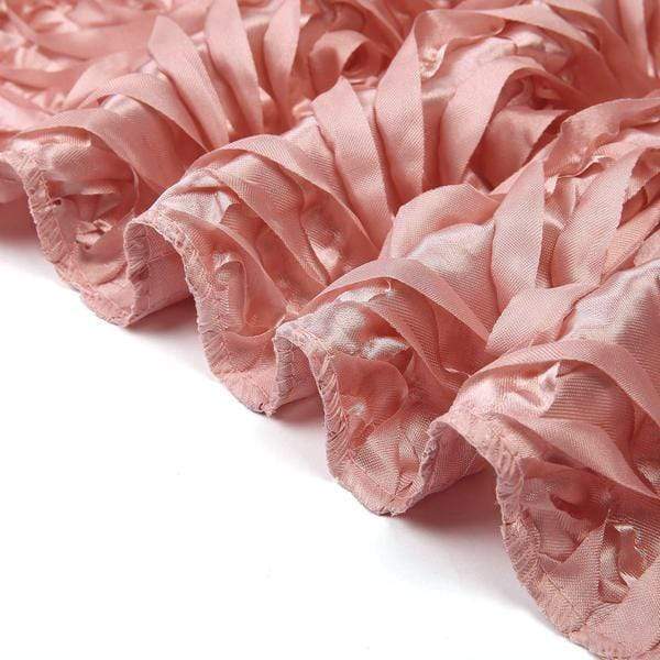 Satin Ribbon Roses Table Runner