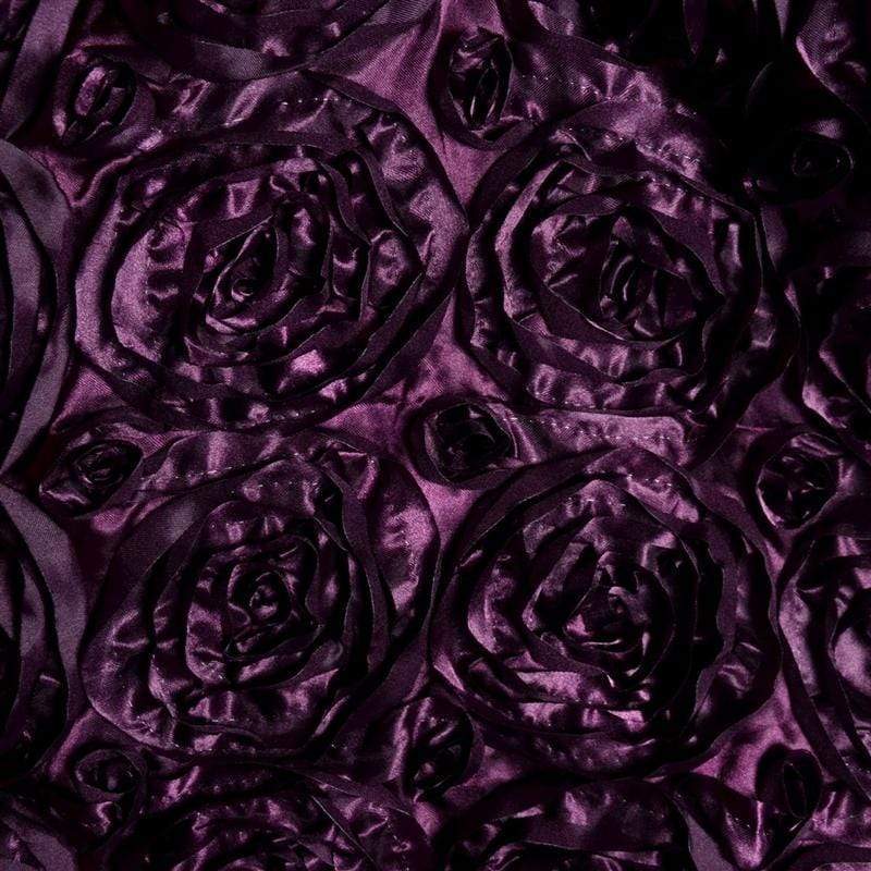 Satin Ribbon Roses Table Runner