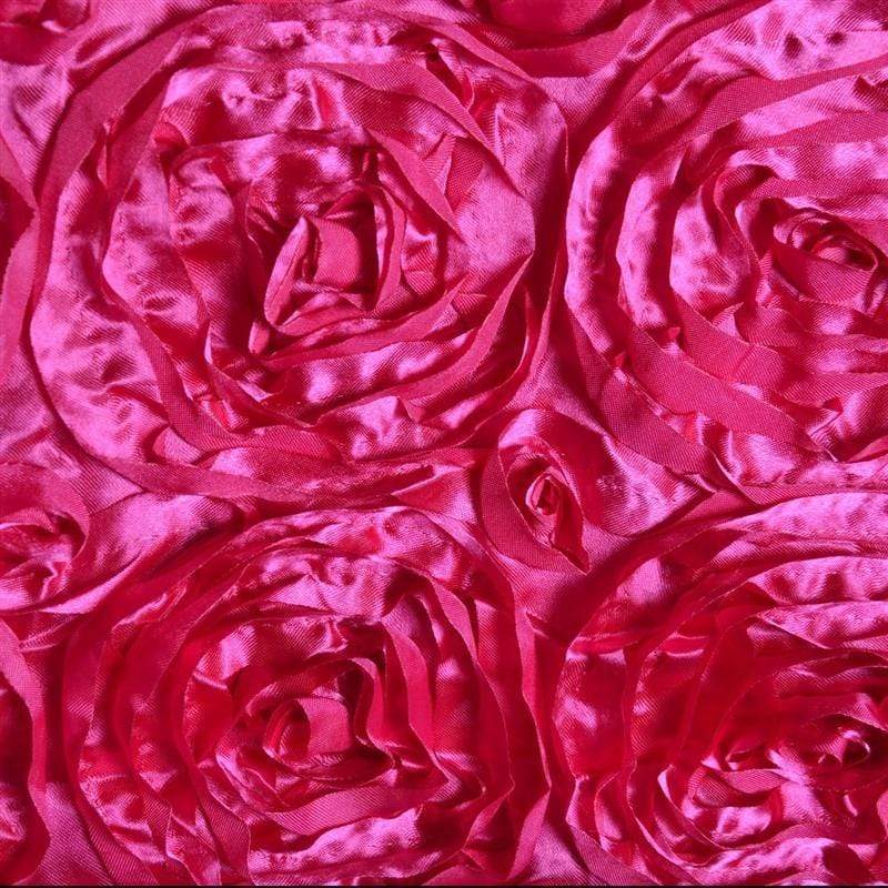 Satin Ribbon Roses Table Runner