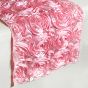 Satin Ribbon Roses Table Runner