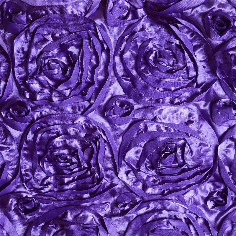 Satin Ribbon Roses Table Runner