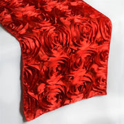 Satin Ribbon Roses Table Runner