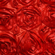 Satin Ribbon Roses Table Runner