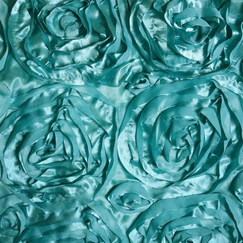 Satin Ribbon Roses Table Runner