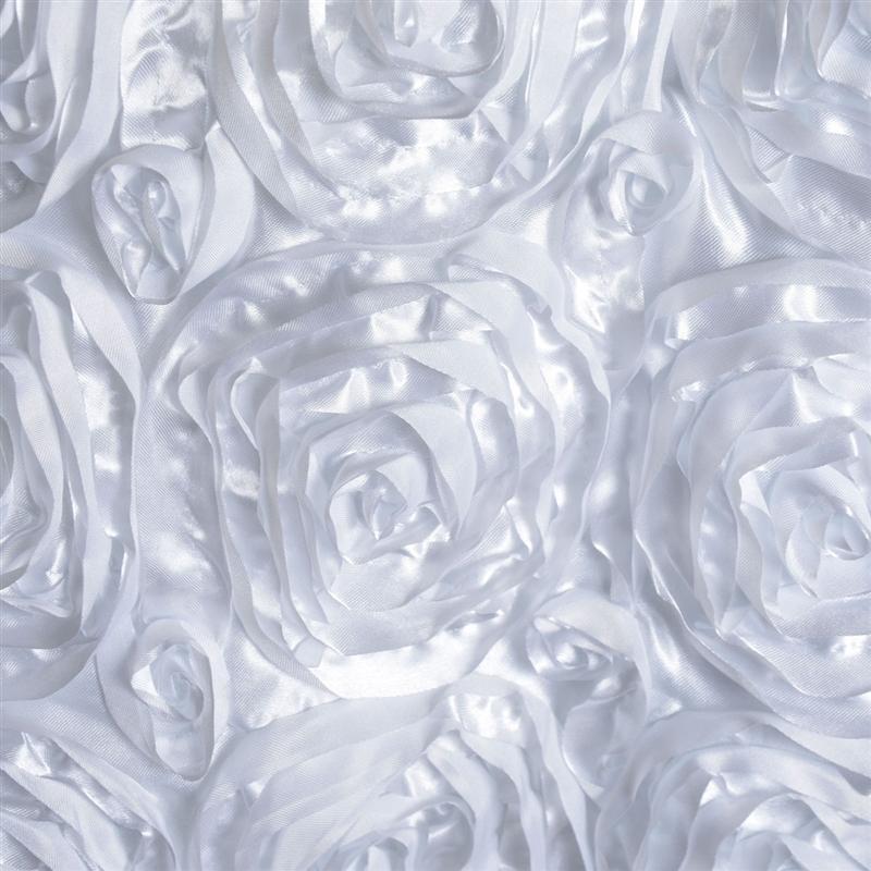 Satin Ribbon Roses Table Runner