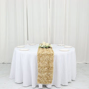 Satin Ribbon Roses Table Runner