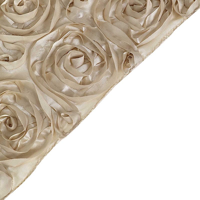 Satin Ribbon Roses Table Runner