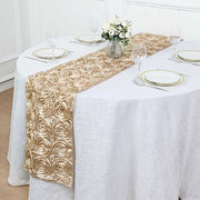 Satin Ribbon Roses Table Runner