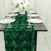 Satin Ribbon Roses Table Runner
