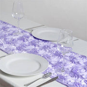 Satin Ribbon Roses Table Runner RUN_01_LAV