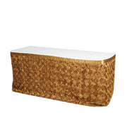 Satin Ribbon Roses Table Skirt