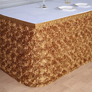 Satin Ribbon Roses Table Skirt
