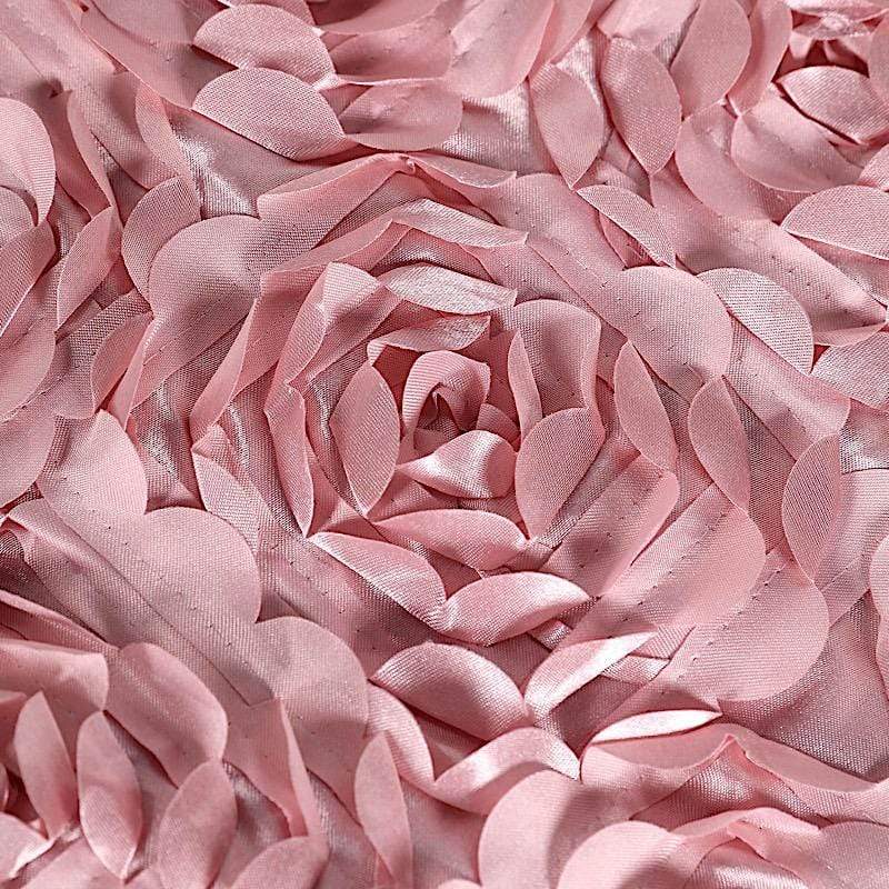 Satin Rosette Spandex Stretchable Banquet Chair Cover