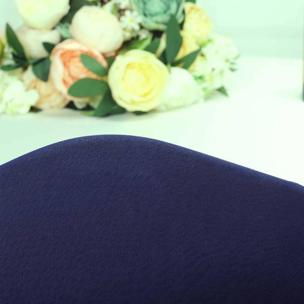 Satin Rosette Spandex Stretchable Banquet Chair Cover
