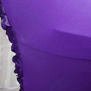 Satin Rosette Spandex Stretchable Banquet Chair Cover