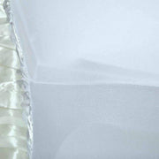 Satin Rosette Spandex Stretchable Banquet Chair Cover