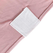 Satin Rosette Spandex Stretchable Banquet Chair Cover