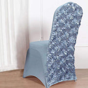 Satin Rosette Spandex Stretchable Banquet Chair Cover