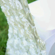 Satin Rosette Spandex Stretchable Banquet Chair Cover