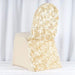 Satin Rosette Spandex Stretchable Banquet Chair Cover CHAIR_SPX01_CHMP