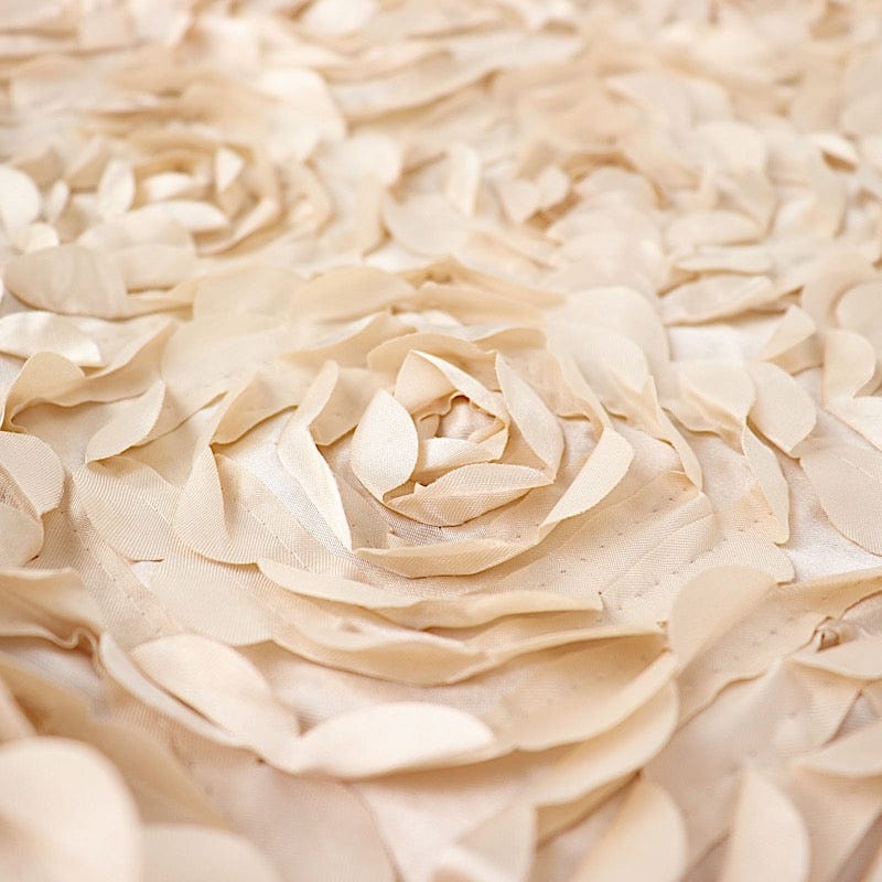 Satin Rosette Stretch Fitted Spandex Folding Chair Cover