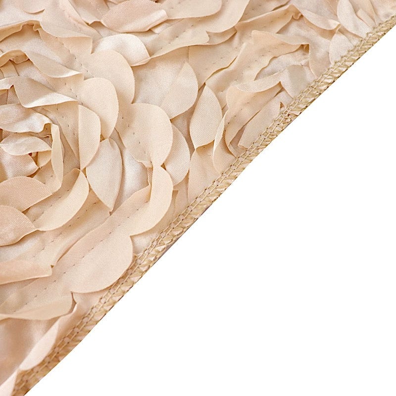 Satin Rosette Stretch Fitted Spandex Folding Chair Cover