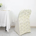 Satin Rosette Stretch Fitted Spandex Folding Chair Cover
