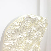Satin Rosette Stretch Fitted Spandex Folding Chair Cover