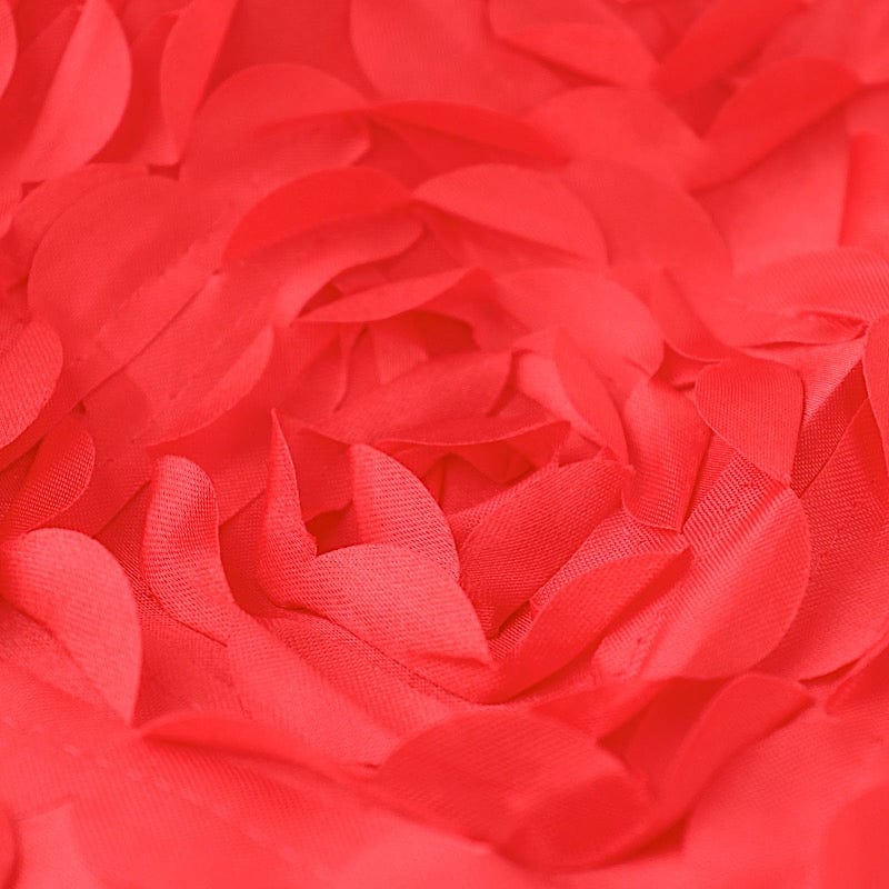 Satin Rosette Stretch Fitted Spandex Folding Chair Cover