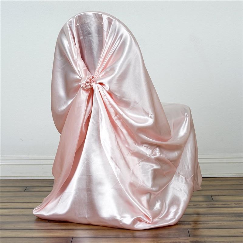 Satin Universal Chair Cover Wedding Party Decorations