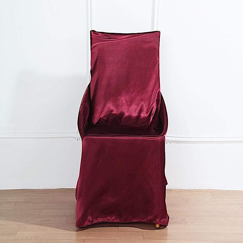 Satin Universal Chair Cover Wedding Party Decorations
