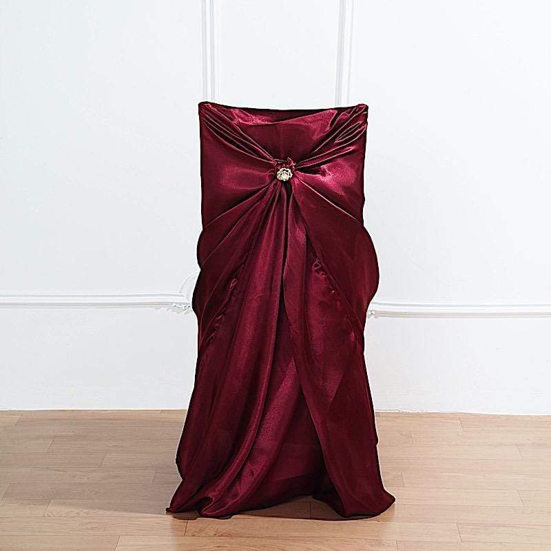Satin Universal Chair Cover Wedding Party Decorations