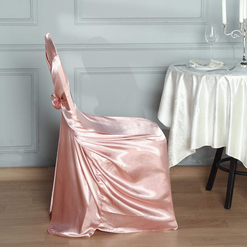 Satin Universal Chair Cover Wedding Party Decorations