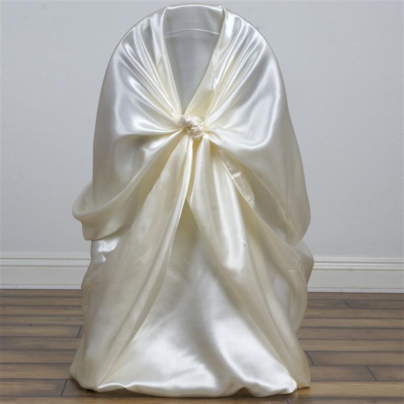 Satin Universal Chair Cover Wedding Party Decorations