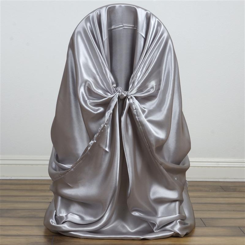 Satin Universal Chair Cover Wedding Party Decorations