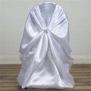 Satin Universal Chair Cover Wedding Party Decorations
