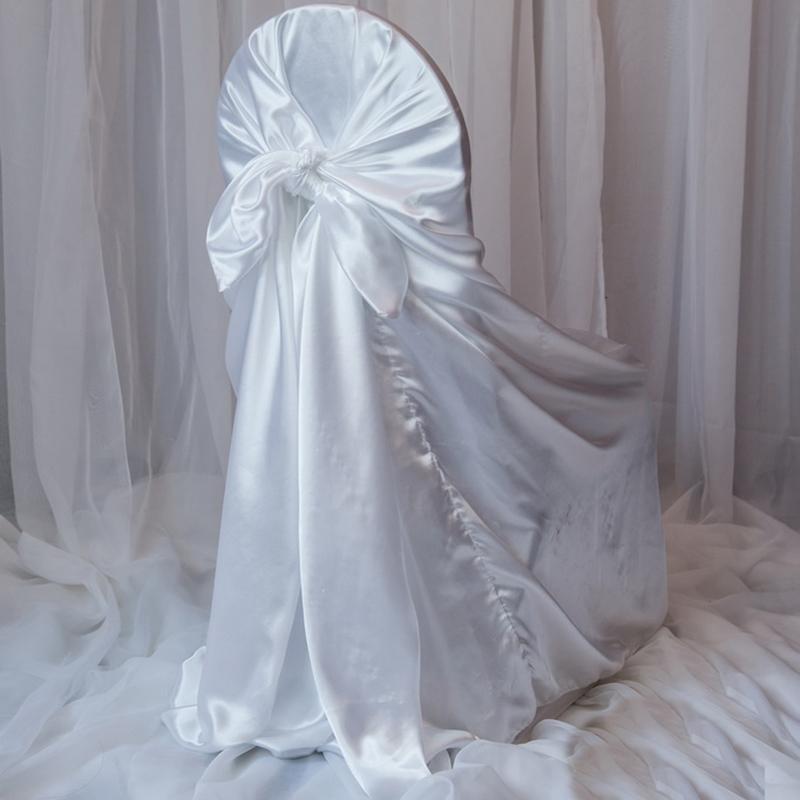 Satin Universal Chair Cover Wedding Party Decorations