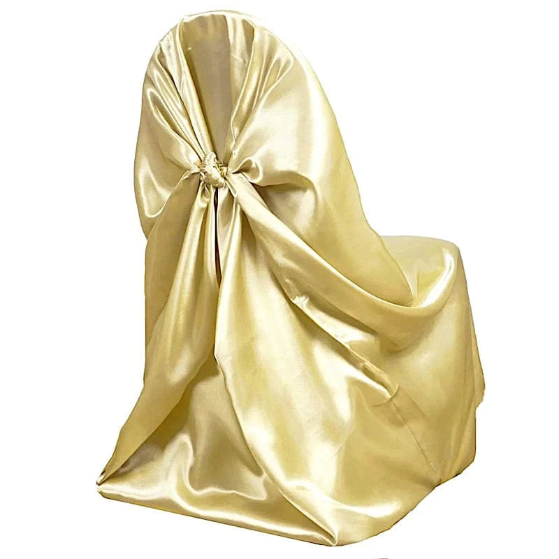 Satin Universal Chair Cover Wedding Party Decorations