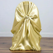 Satin Universal Chair Cover Wedding Party Decorations