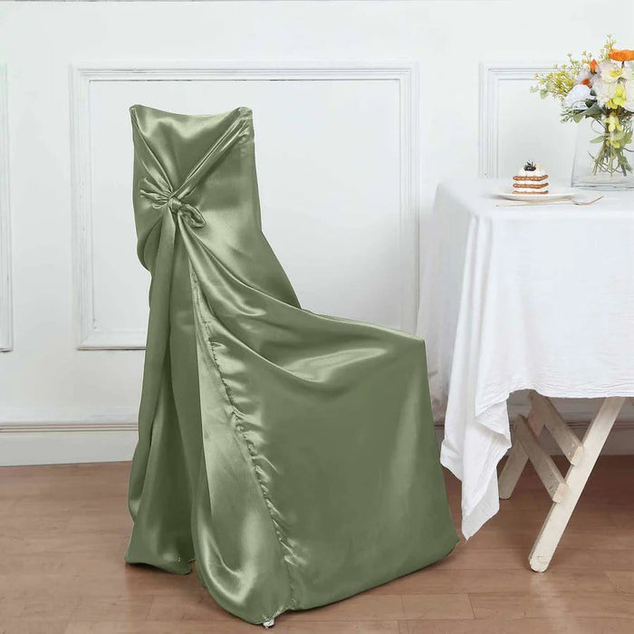 Satin Universal Chair Cover Wedding Party Decorations