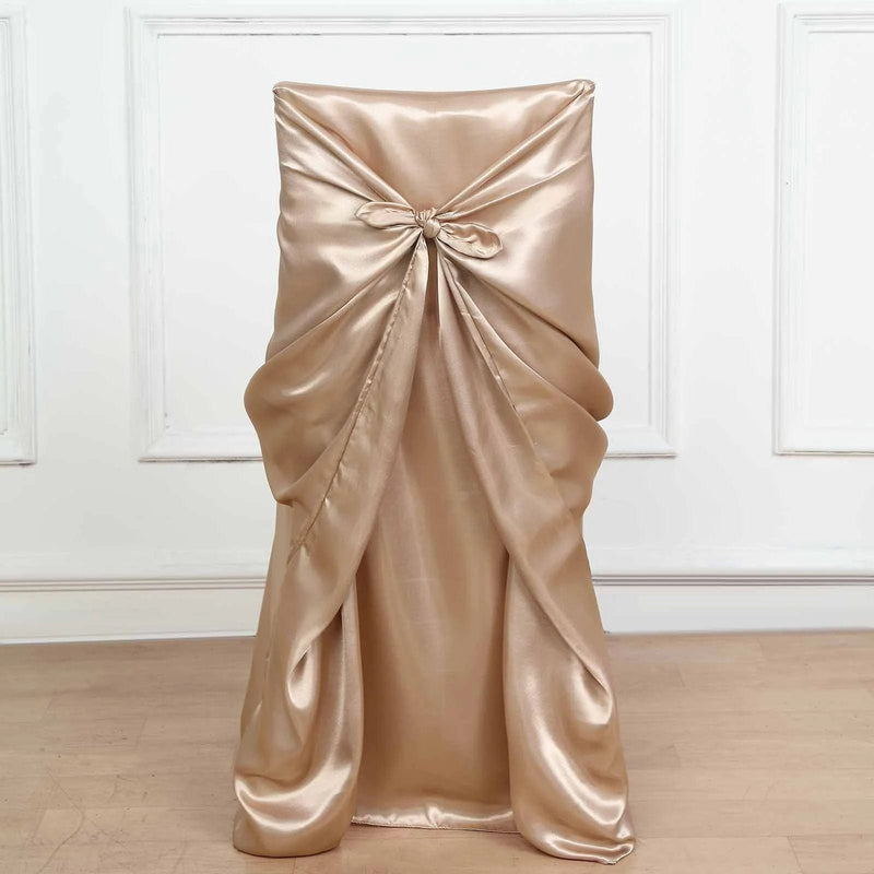 Satin Universal Chair Cover Wedding Party Decorations