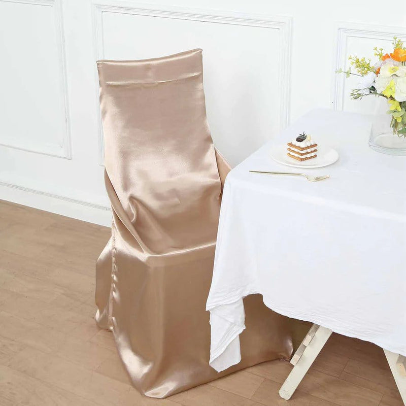 Satin Universal Chair Cover Wedding Party Decorations