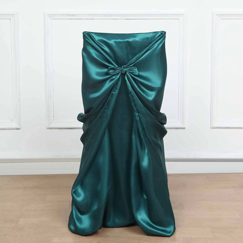 Satin Universal Chair Cover Wedding Party Decorations