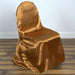 Satin Universal Chair Cover Wedding Party Decorations CHAIR_UNIV_STN_GOLD