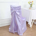 Satin Universal Chair Cover Wedding Party Decorations CHAIR_UNIV_STN_LAV