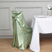 Satin Universal Chair Cover Wedding Party Decorations CHAIR_UNIV_STN_SAGE