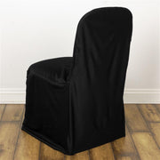 Scuba Stretch Chair Cover Wedding Party Decorations CHAIR_SCUBA_BLK